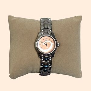 Fendi 210L Quartz Silver Pink Watch